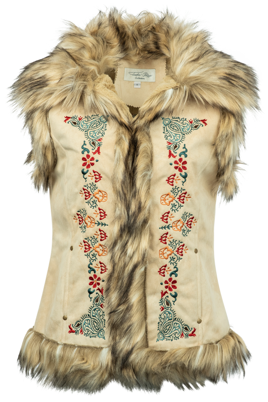 Tasha Polizzi Faux Fur Chateau Vest