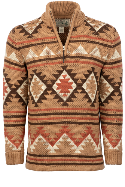 Tasha Polizzi Men's Zip Front Knit Sweater