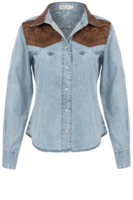 Tasha Polizzi Denim Rex Shirt