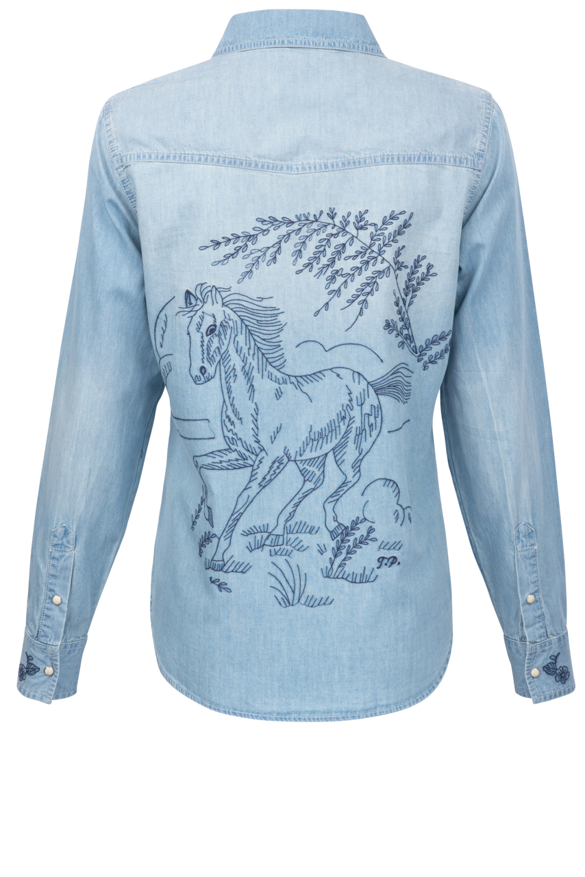 Tasha Polizzi Julianna Denim Shirt