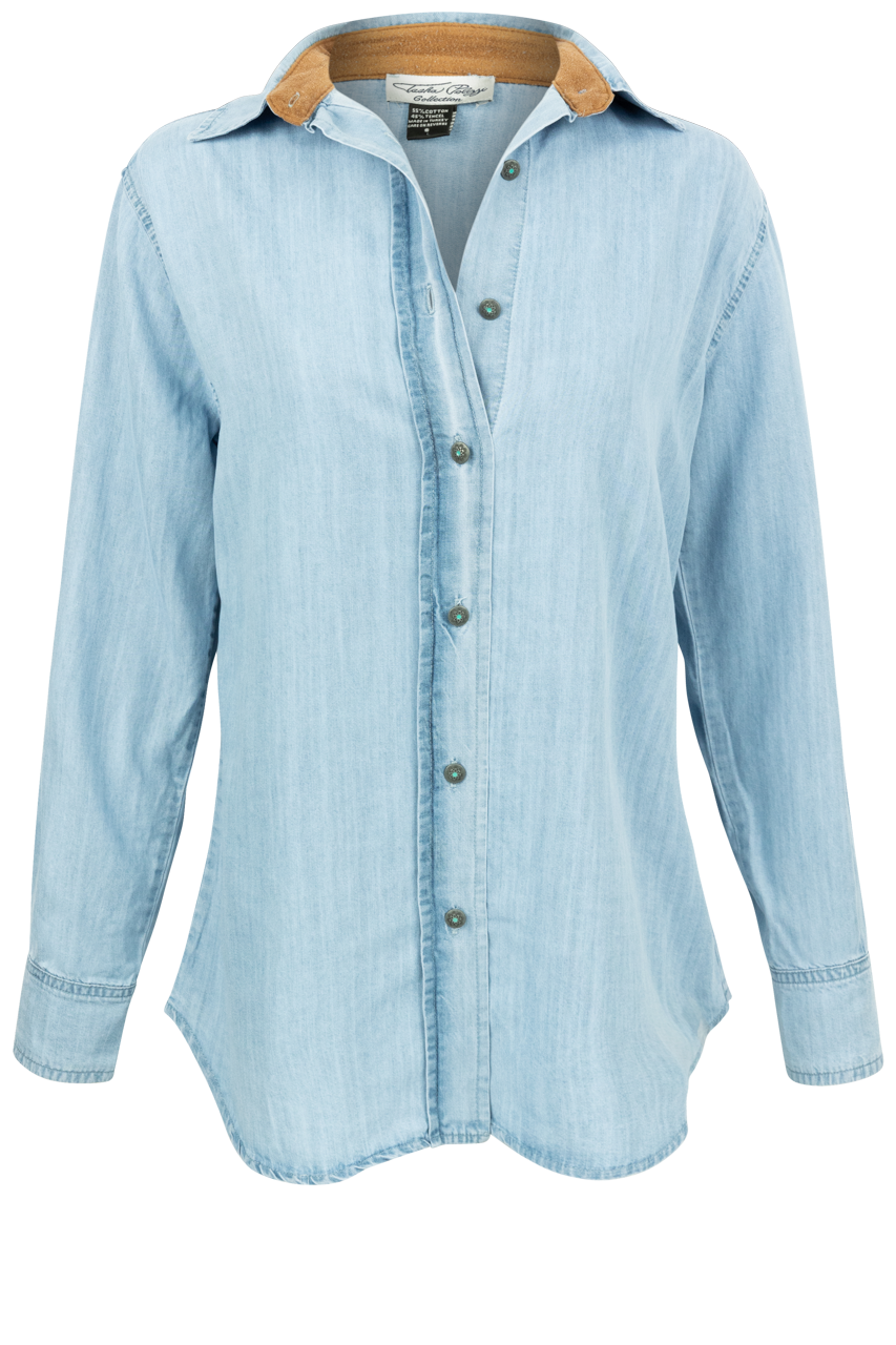 Tasha Polizzi Denim Western Shirt