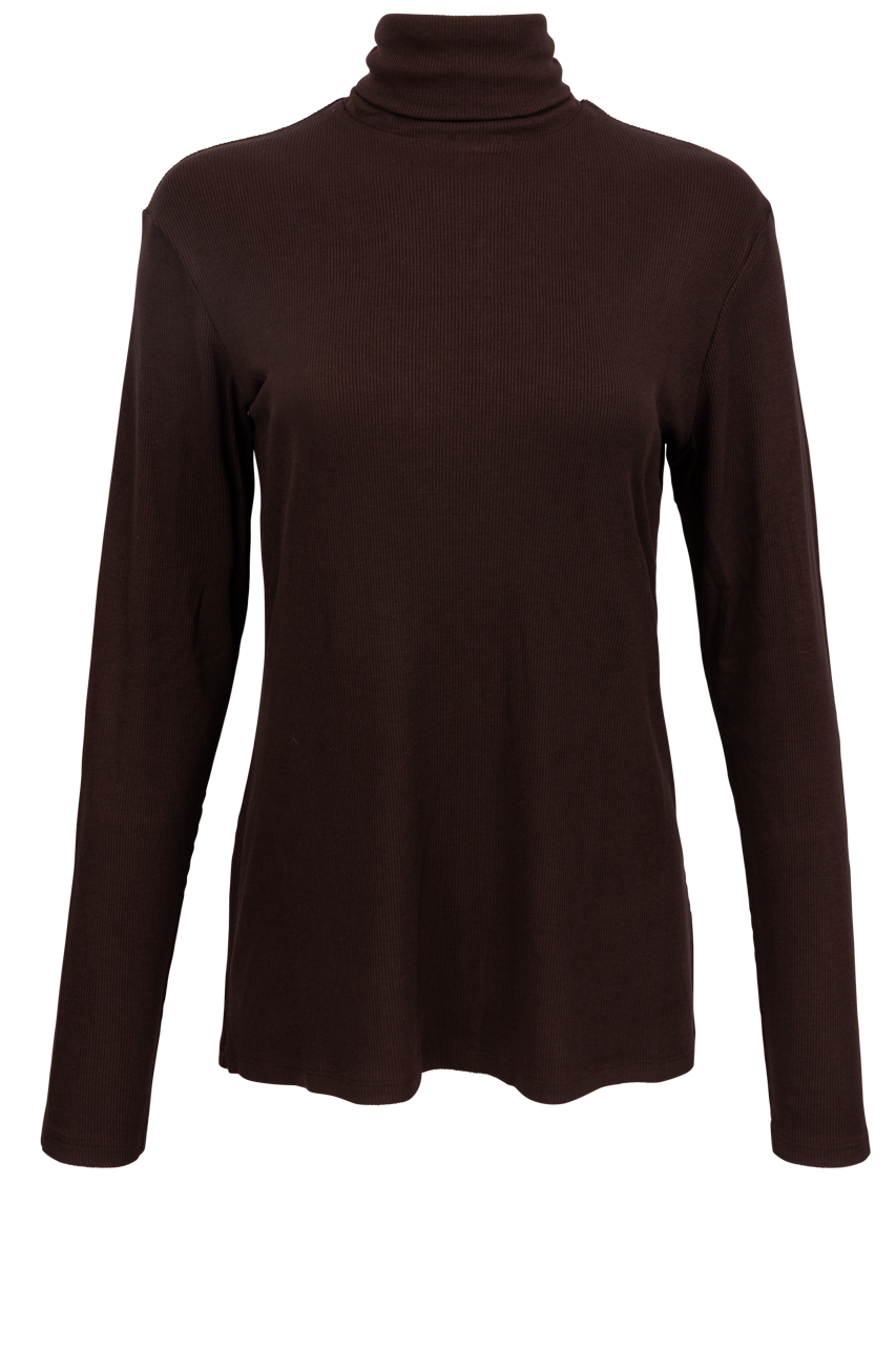 Tasha Polizzi Chocolate Turtleneck