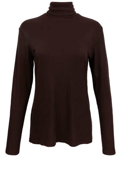 Tasha Polizzi Chocolate Turtleneck