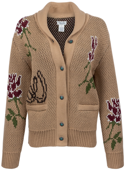 Tasha Polizzi Sunny Rose Horse Sweater Cardigan