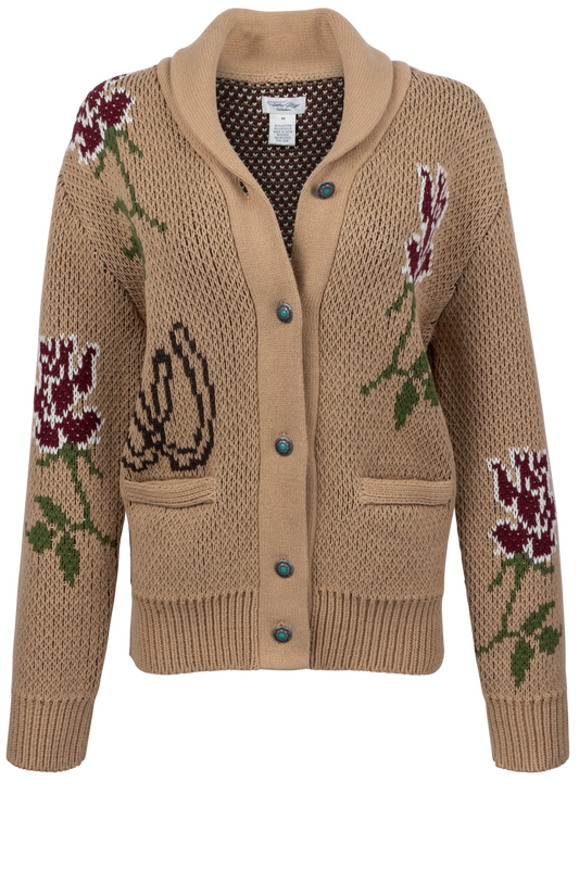 Tasha Polizzi Sunny Rose Horse Sweater Cardigan