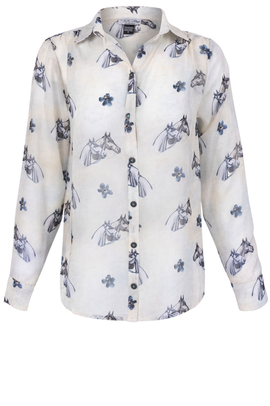 Tasha Polizzi Printed Raelyn Blouse