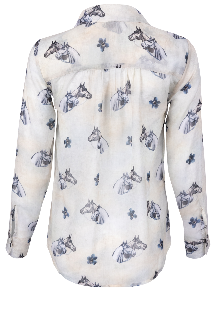 Tasha Polizzi Printed Raelyn Blouse