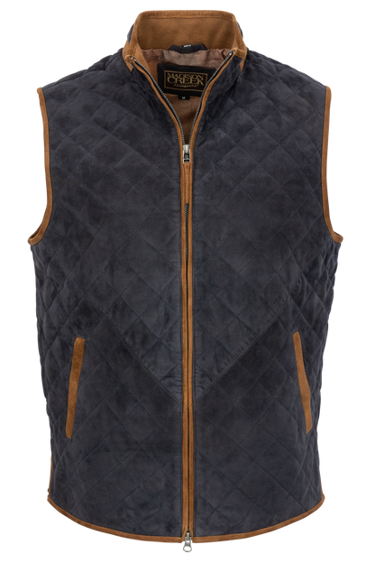 Madison Creek Ridgeland Quilted Goat Suede Vest