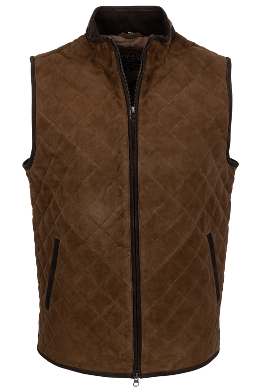 Madison Creek Ridgeland Quilted Goat Suede Vest