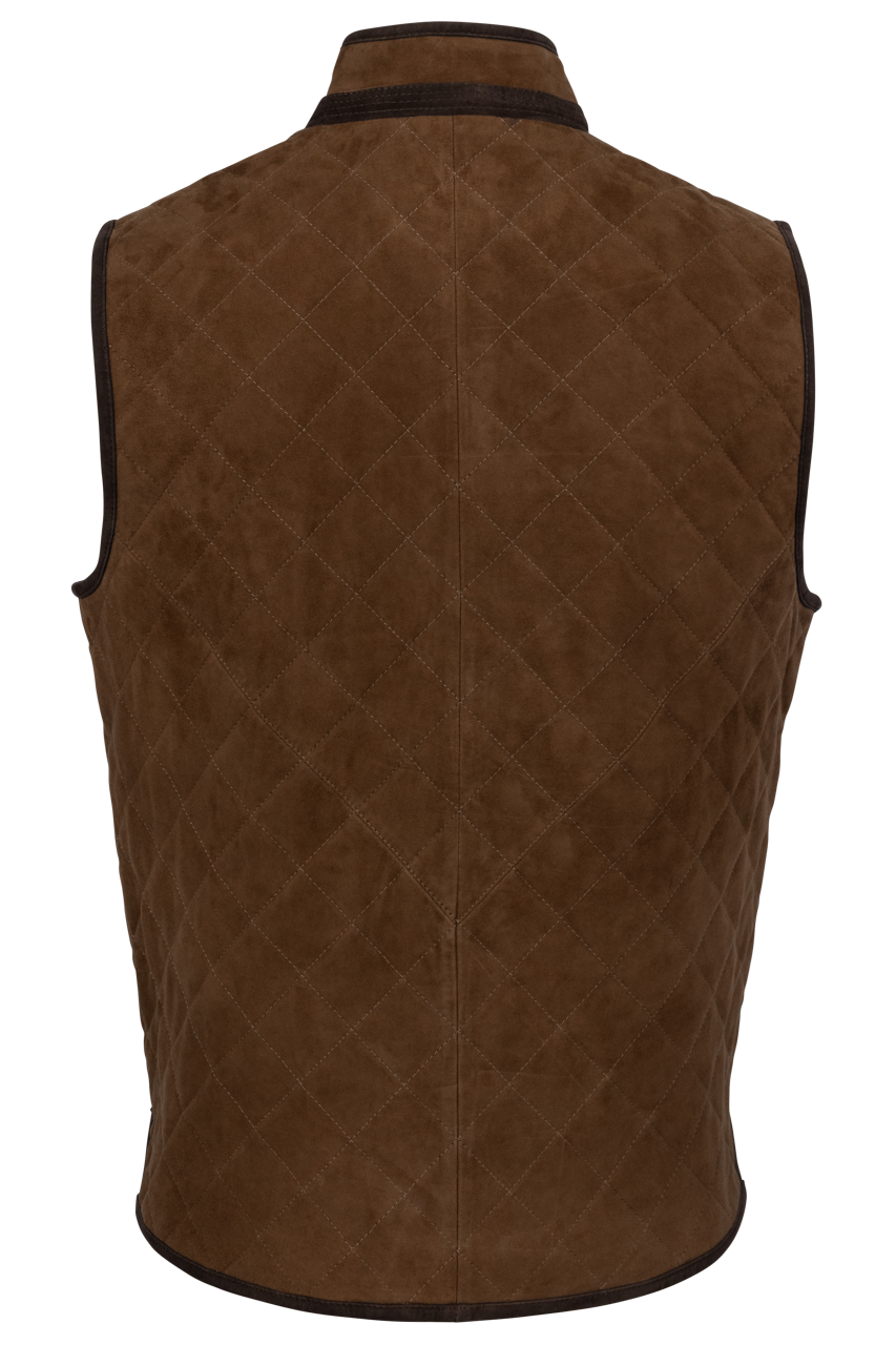 Madison Creek Ridgeland Quilted Goat Suede Vest