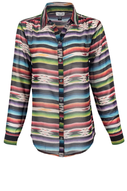 Tasha Polizzi Ramsey Serape Print Blouse
