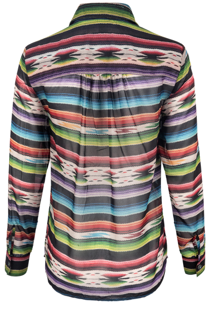 Tasha Polizzi Ramsey Serape Print Blouse