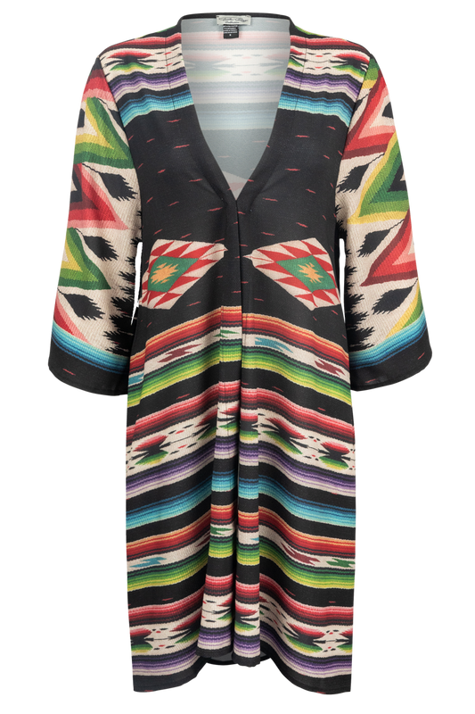 Tasha Polizzi Whitley Serape Print Duster