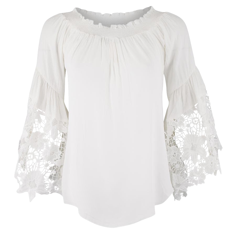 venus ruffle off the shoulder top