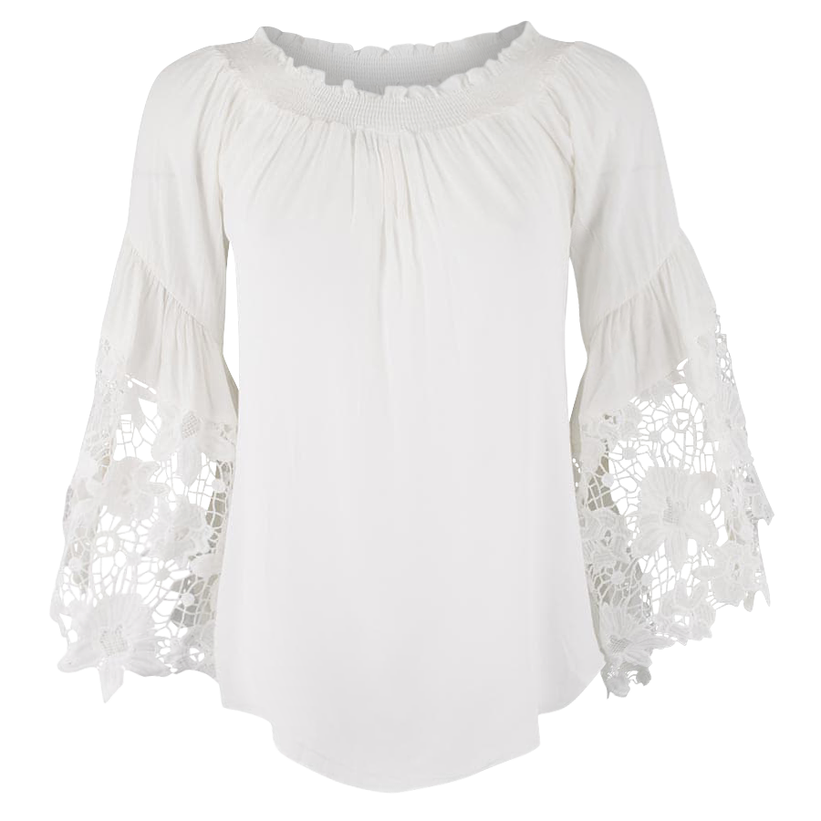 Muche et Muchette Venus Lace Top - White