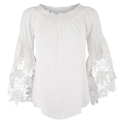 Muche et Muchette Venus Lace Top - White