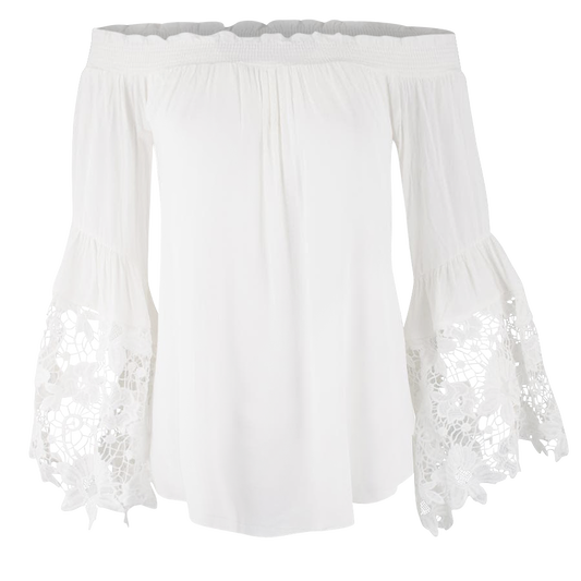 Muche et Muchette Venus Lace Top - White