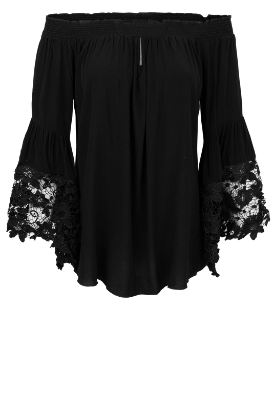 Muche et Muchette Venus Lace Top - Black