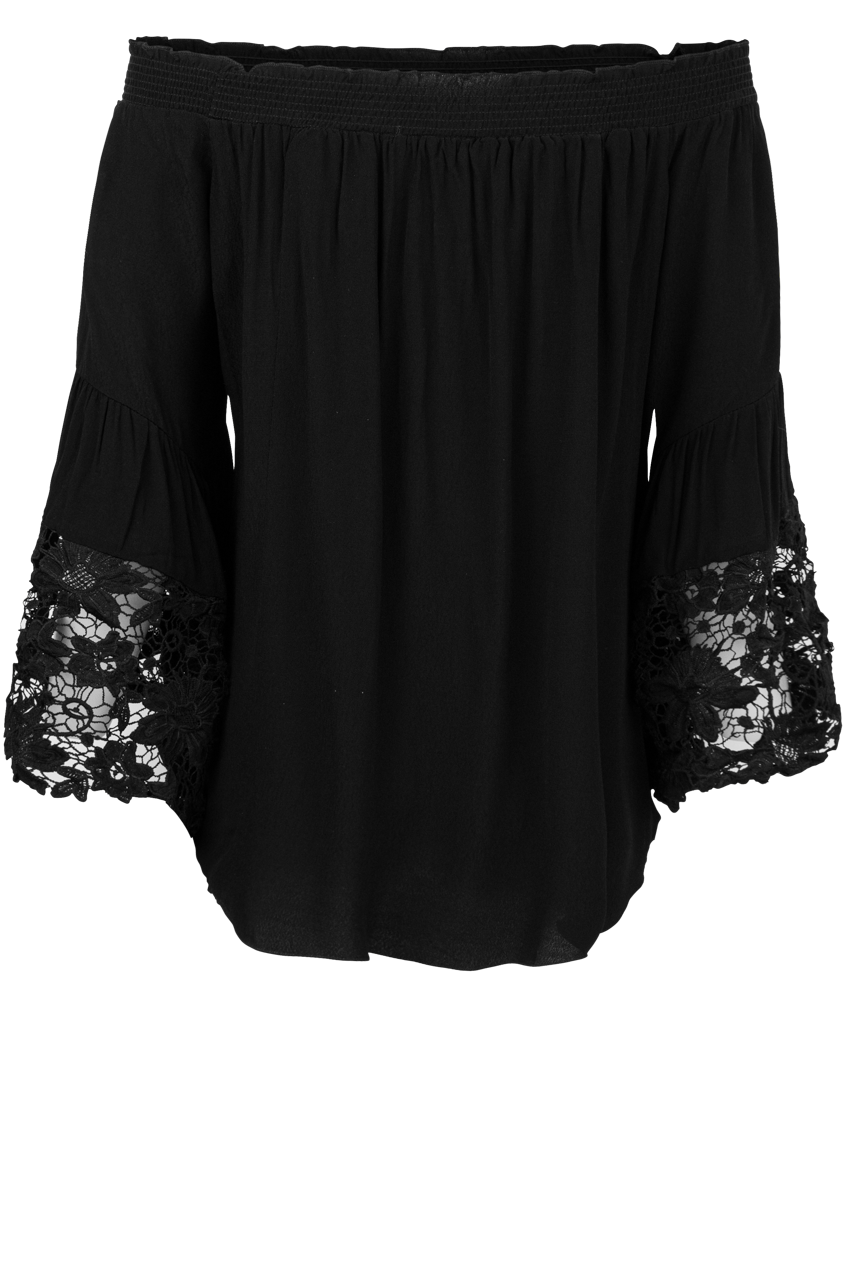 Muche et Muchette Venus Lace Top - Black