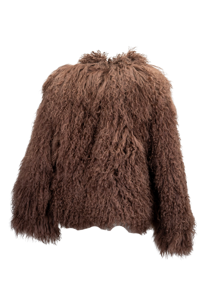 Pinto Ranch Chocolate Tibetan Fur Jacket