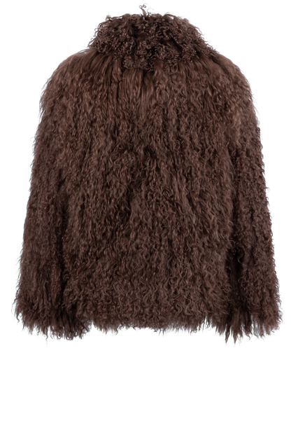Pinto Ranch Chocolate Tibetan Fur Jacket
