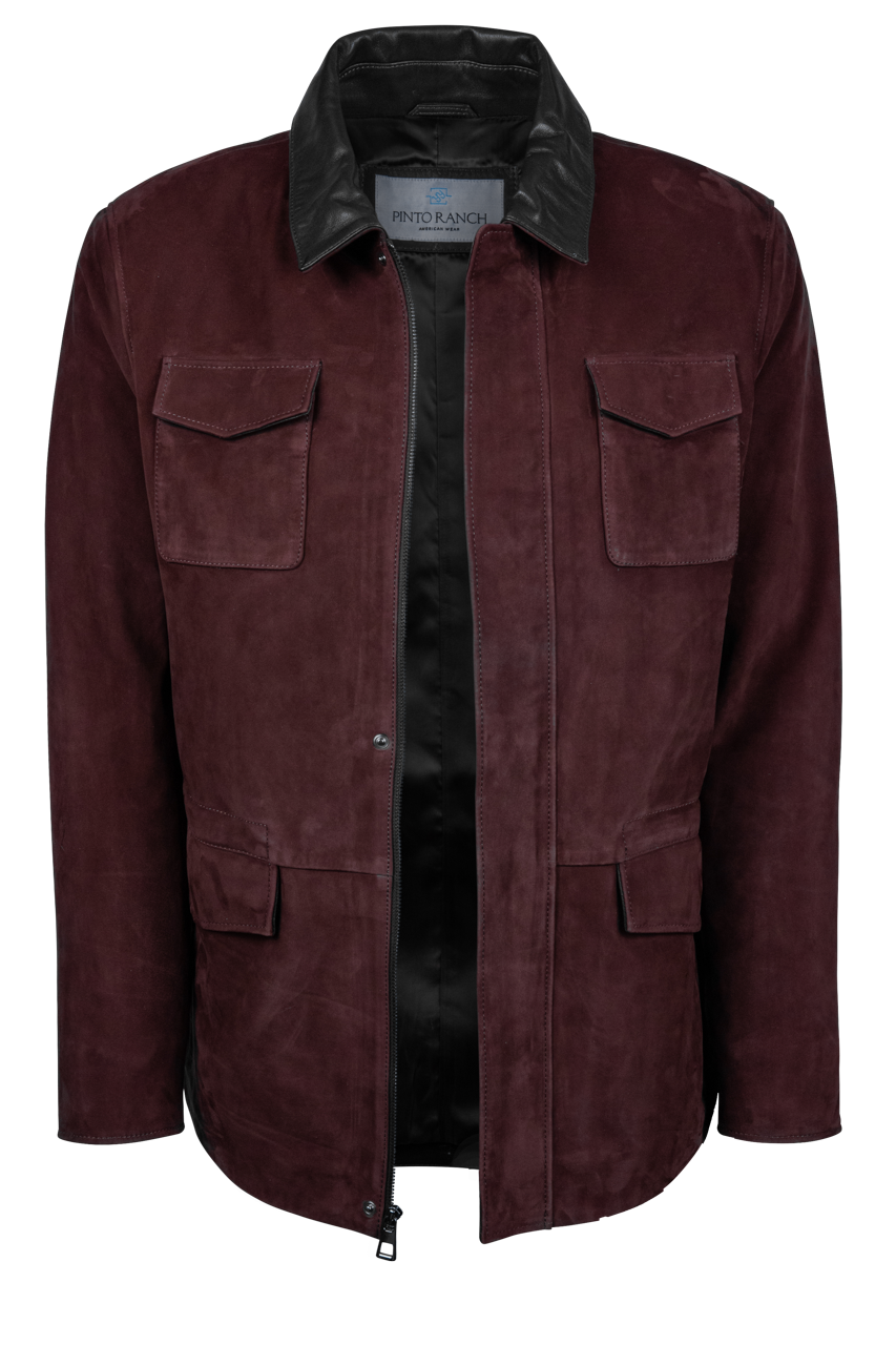 Pinto Ranch Classic Brown Suede Coat