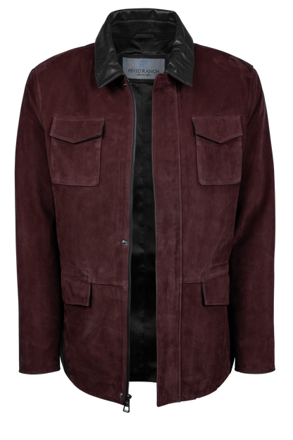 Pinto Ranch Classic Brown Suede Coat
