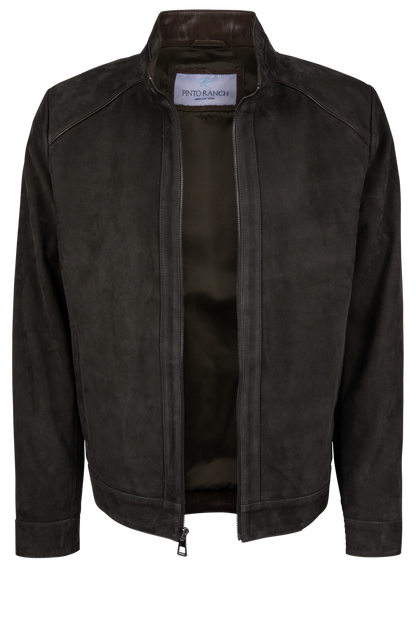 Pinto Ranch Dark Green Suede Coat