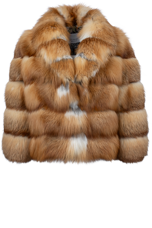 Pinto Ranch Chestnut Fox Fur Jacket