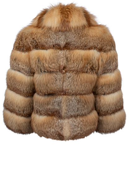 Pinto Ranch Chestnut Fox Fur Jacket