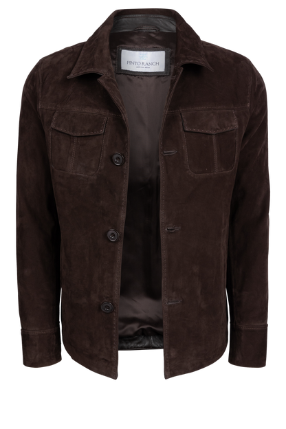 Pinto Ranch Chocolate Suede Jacket