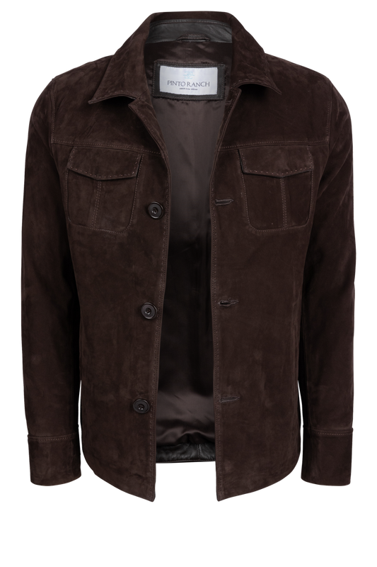 Pinto Ranch Chocolate Suede Jacket