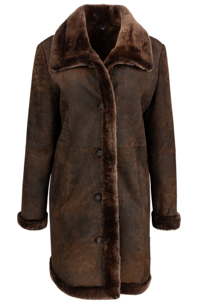 Pinto Ranch Long Shearling Coat