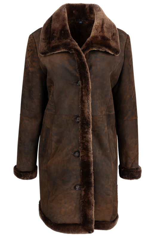 Pinto Ranch Long Shearling Coat