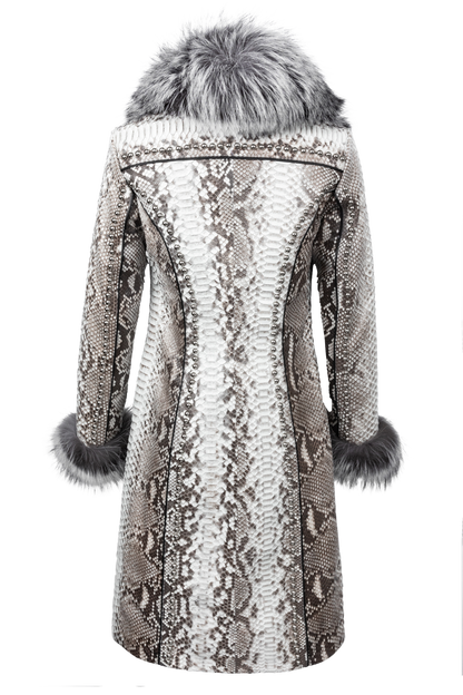 Pinto Ranch Gray Python Coat