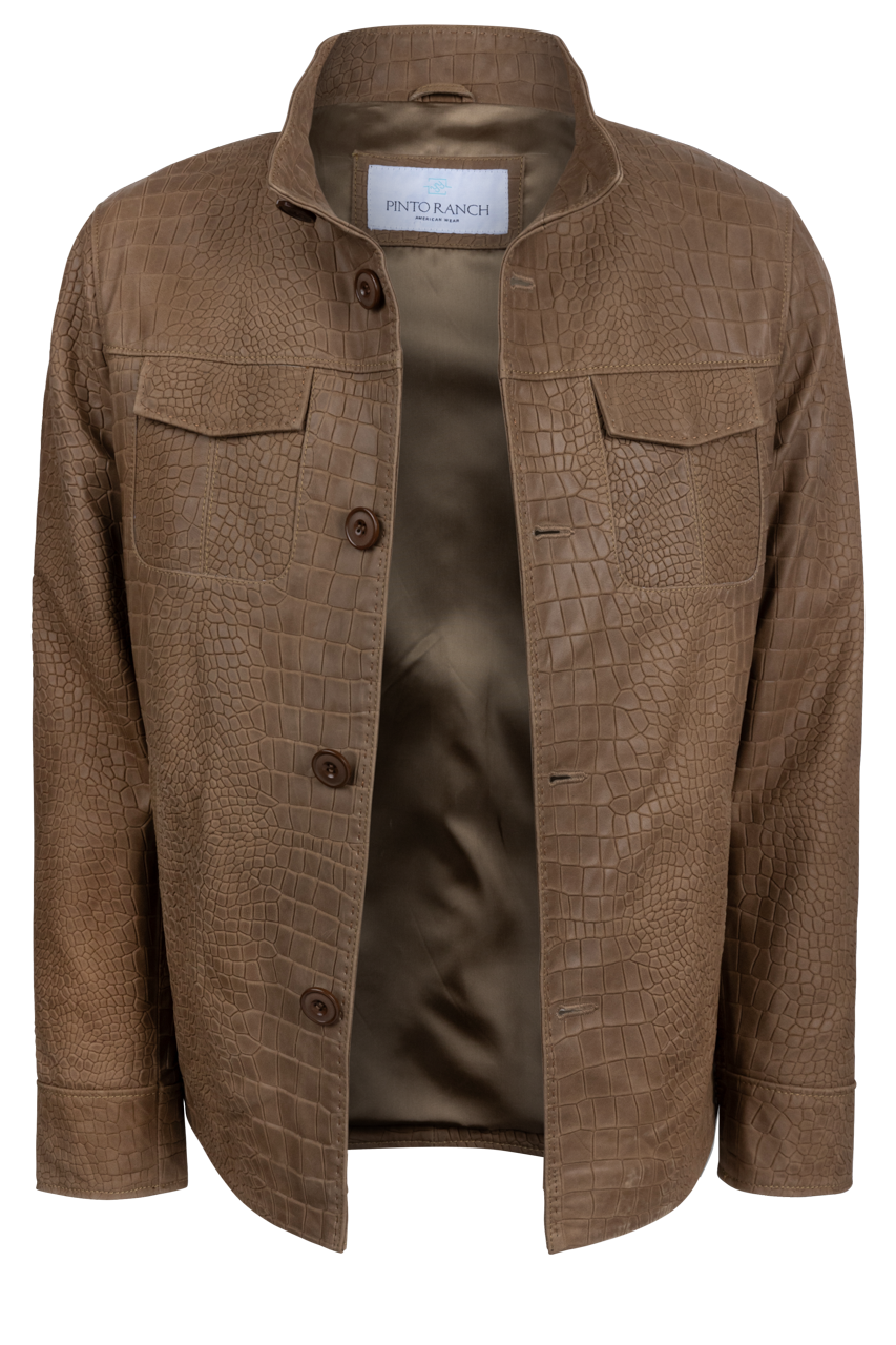 Pinto Ranch Western Embossed Alligator Jacket | Pinto Ranch
