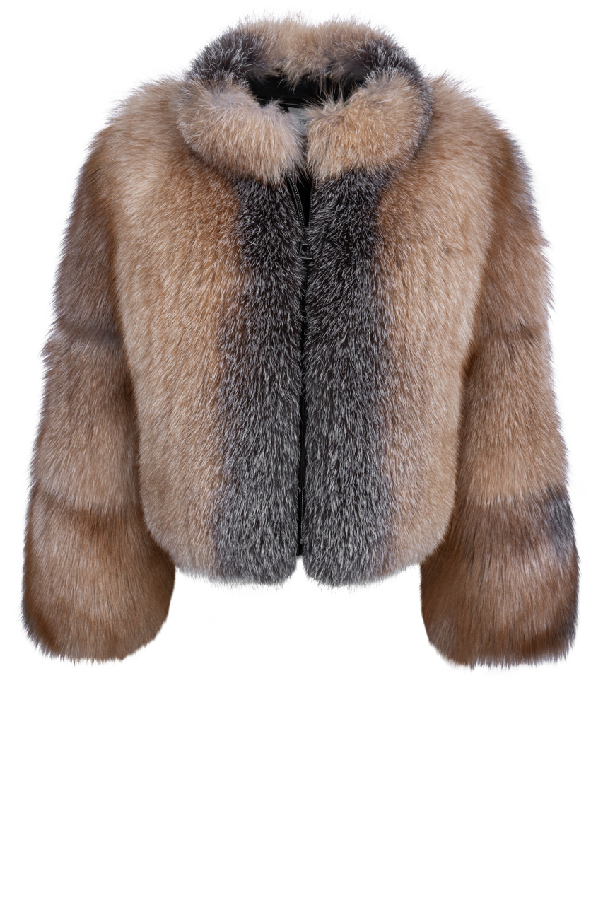 Pinto Ranch Red Fox Fur Jacket