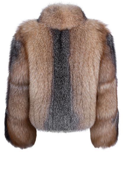 Pinto Ranch Red Fox Fur Jacket