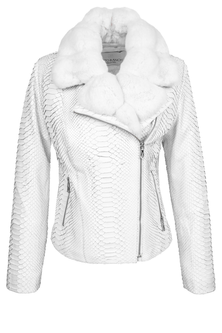 Pinto Ranch White Python Jacket
