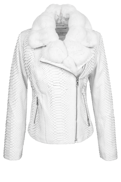 Pinto Ranch White Python Jacket