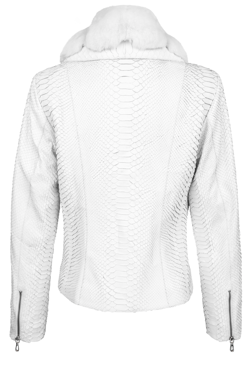 Pinto Ranch White Python Jacket
