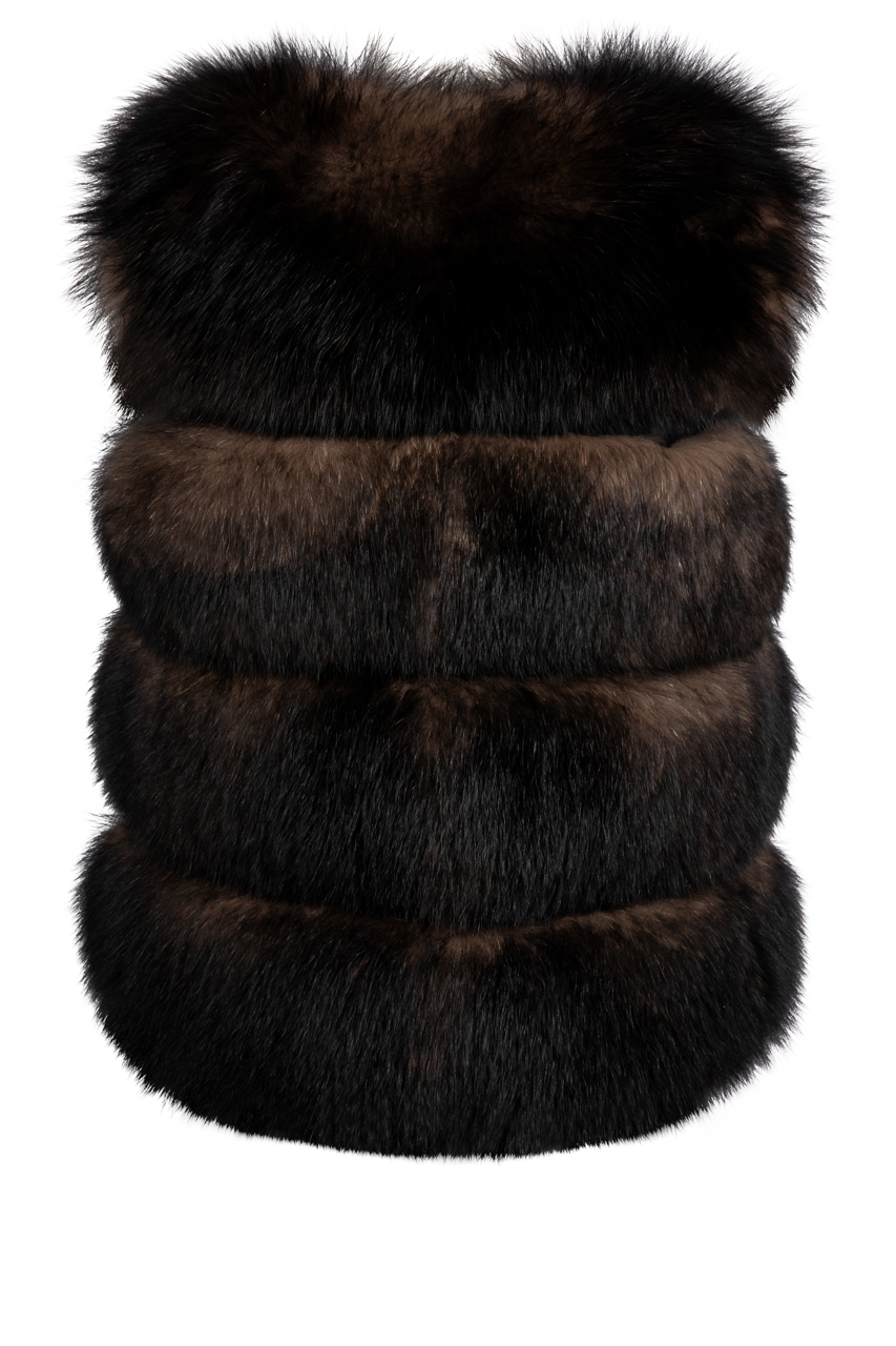 Pinto Ranch Dark Brown Fur Vest