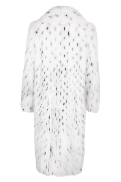 Pinto Ranch Long White Lynx Coat