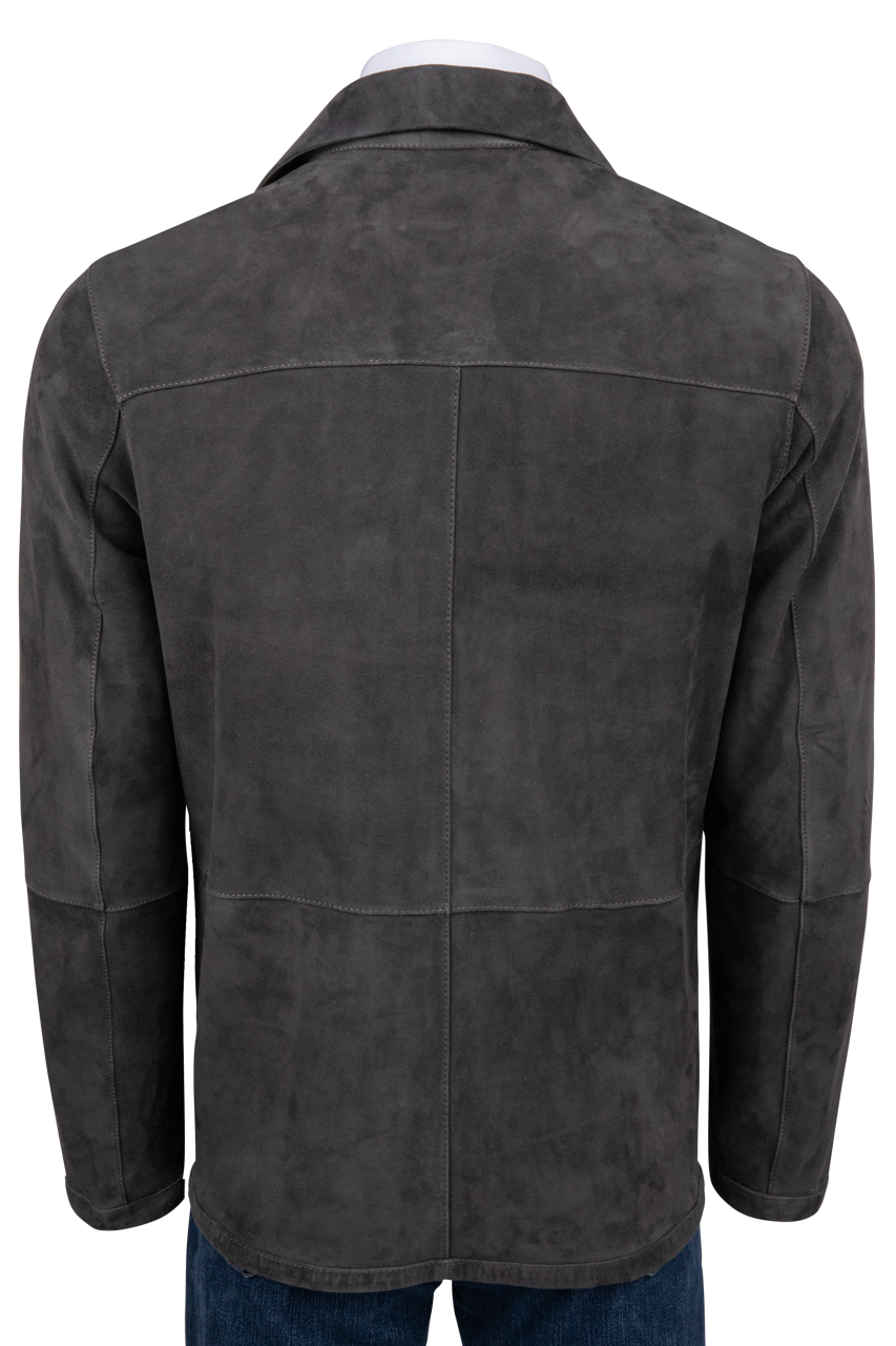 Pinto Ranch Charcoal Reversible Suede Jacket