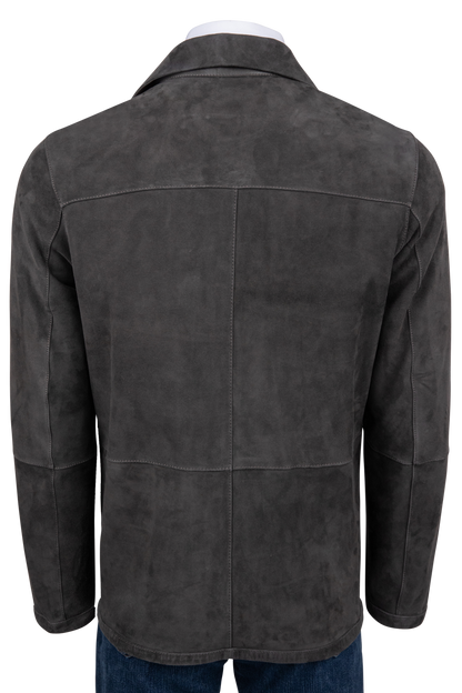 Pinto Ranch Charcoal Reversible Suede Jacket