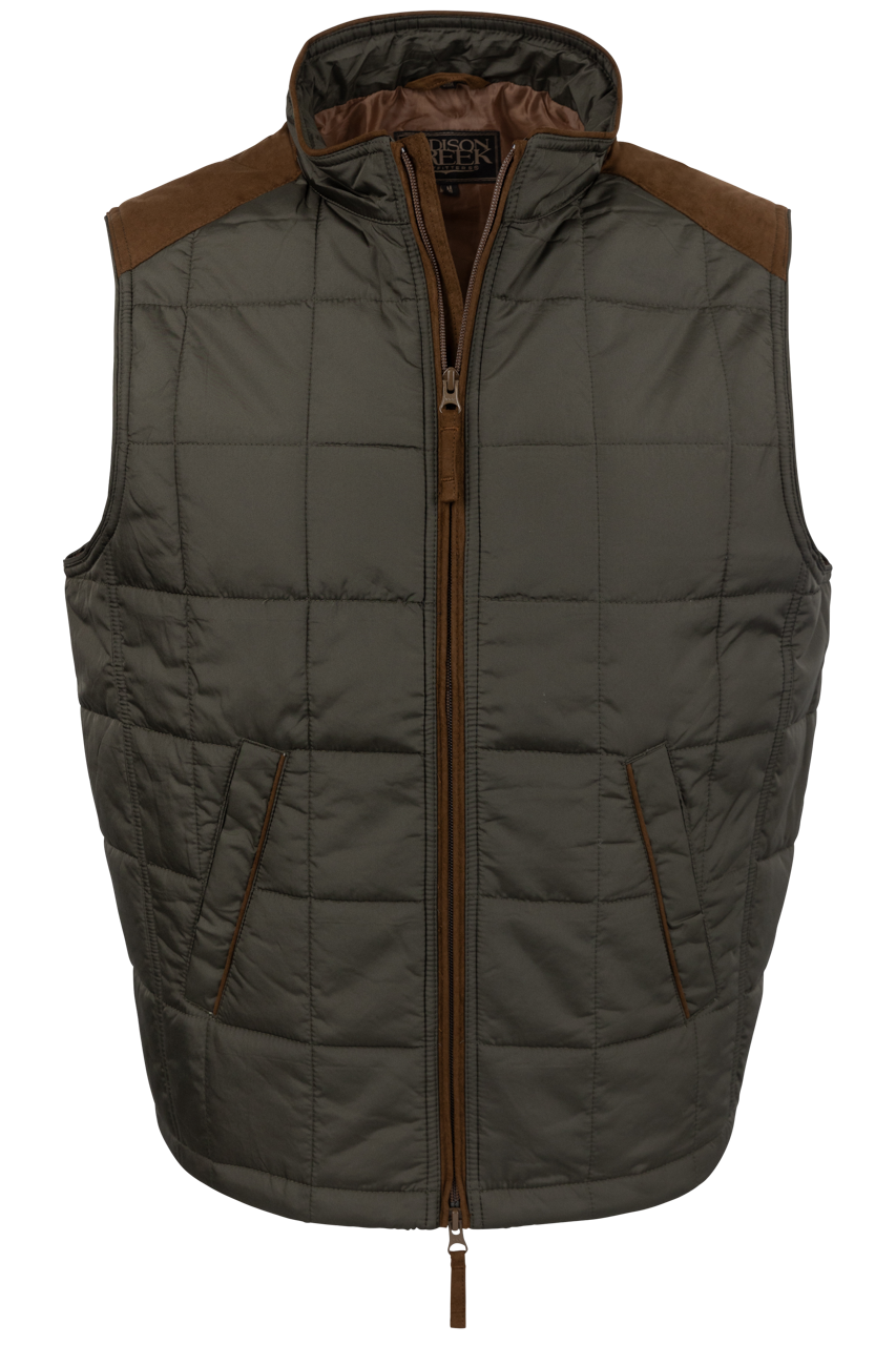 Madison Creek Shelby Nylon Quilted Western Vest | Pinto Ranch Madison Creek Shelby Nylon Quilted Western Vest | Pinto Ranch