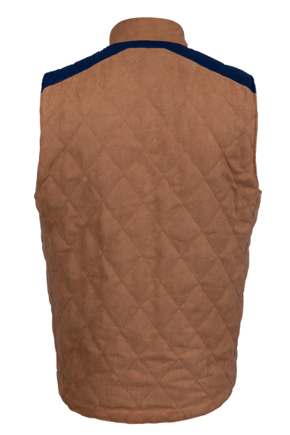 Madison Creek High Point Reversible Vest - Brown/Navy