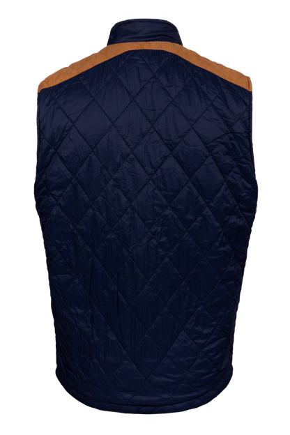 Madison Creek High Point Reversible Vest - Brown/Navy