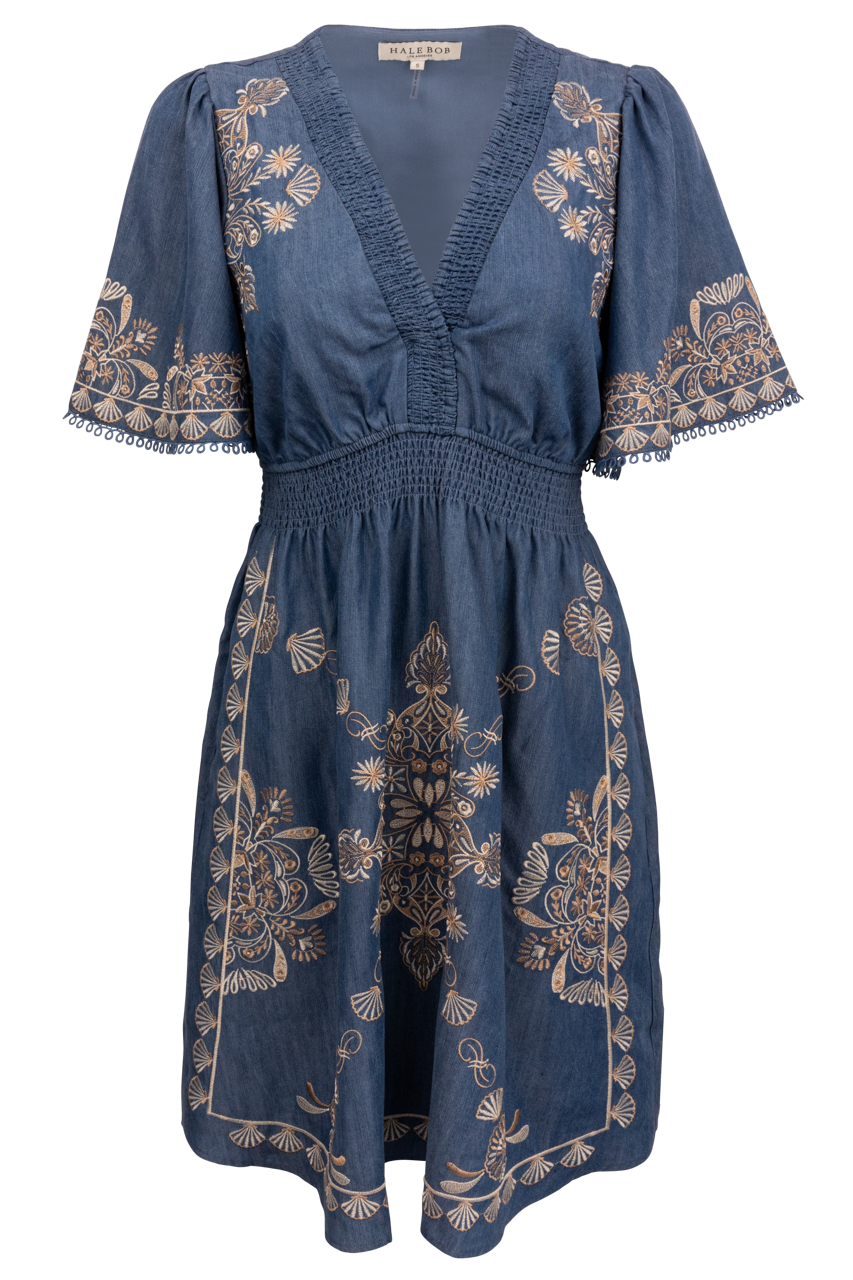 Hale Bob Elora Embroidered Dress