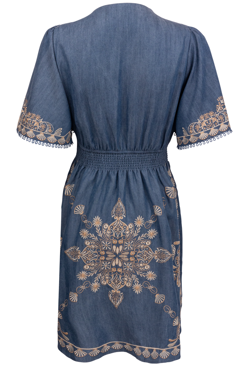 Hale Bob Elora Embroidered Dress